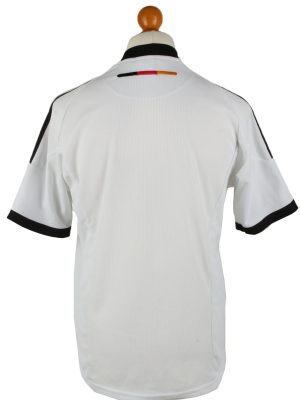 Vintage Adidas Mens T-Shirt Shirt Deutscher Fussball Bund 3 Stars S White TS485-139454