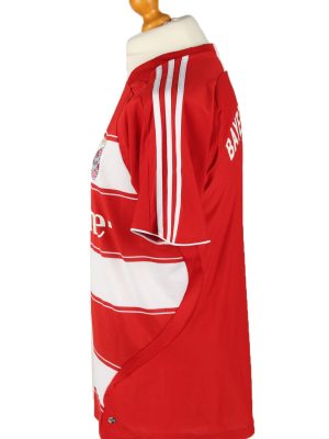 Vintage Adidas Mens T-Shirt Shirt FC Bayern Munchen Red-White TS492-139481