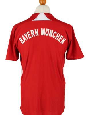 Vintage Adidas Mens T-Shirt Shirt FC Bayern Munchen Red-White TS492-139482