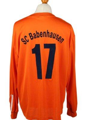 Vintage Adidas Football Jersey Shirt Sport Club Babenhausen No 17 2XL Orange CW0809-142929