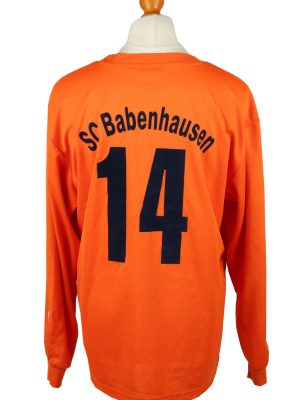 Vintage Adidas Football Jersey Shirt Sport Club Babenhausen No 14 XL Orange CW0810-142933