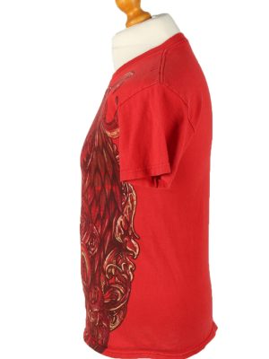 Vintage Unisex Crew Neck T-Shirt Red TS534-142060