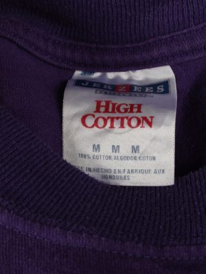 Vintage Jerzees Unisex T-Shirt Tee ASCS Tour 2004 Crew Neck M Purple TS535-142066