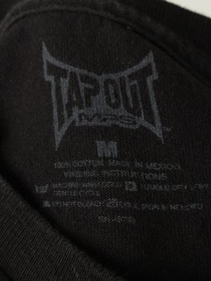 Vintage Taps Out Mps Unisex T-Shirt Tee Printed Crew Neck M Black TS544-142102