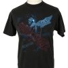 Vintage Aeorosmith Unisex T-Shirt Tee Rock'n Roll Crew Neck M Black TS546-0
