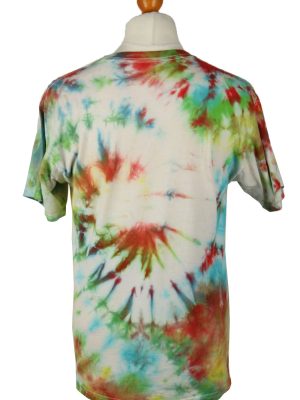 Vintage Tie Dye Unisex T-Shirt Tee Retro M Multi TS562-142283