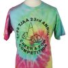 Vintage Tie Dye Unisex T-Shirt Tee Retro L Multi TS571-0