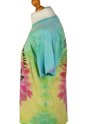 Vintage Tie Dye Unisex T-Shirt Tee Retro L Multi TS571-142318