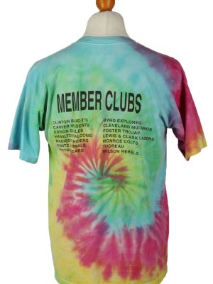 Vintage Tie Dye Unisex T-Shirt Tee Retro L Multi TS571-142319