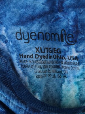 Vintage Tie Dye Unisex T-Shirt Tee Retro XL Multi TS574-142332