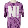 Vintage Tie Dye Unisex T-Shirt Tee XL Purple TS581-0