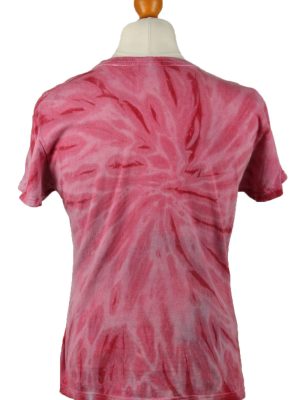 Vintage Tie Dye Unisex T-Shirt Tee Retro XL Pink TS582-142363