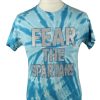 Vintage Tie Dye Unisex T-Shirt Tee S Blue TS583-0