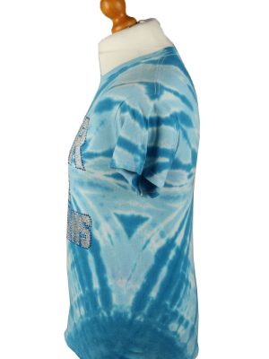 Vintage Tie Dye Unisex T-Shirt Tee S Blue TS583-142366