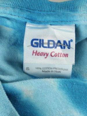 Vintage Tie Dye Unisex T-Shirt Tee S Blue TS583-142368