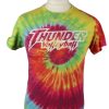 Vintage Tie Dye Unisex T-Shirt Tee Retro S Multi TS584-0