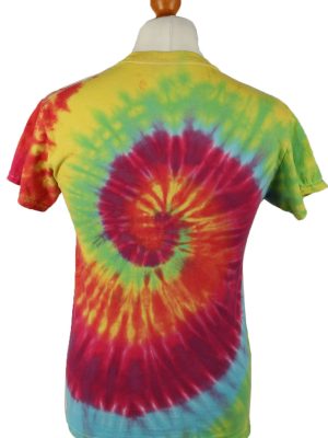 Vintage Tie Dye Unisex T-Shirt Tee Retro S Multi TS584-142371