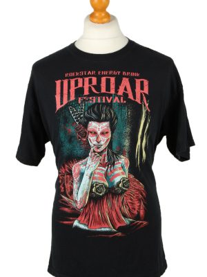 Vintage Uproar Festival 2011 T-Shirt Crew Neck L Black TS643-0