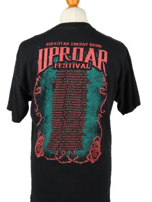 Vintage Uproar Festival 2011 T-Shirt Crew Neck L Black TS643-143000