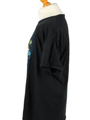 Vintage Fruit Of The Bloom Unisex T-Shirt Shirt Tee Crew Neck Cat Trefoil Printed XL Black TS646-143011