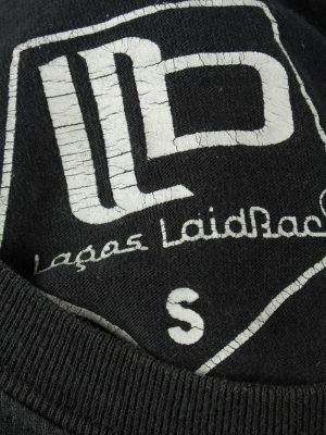 Vintage LLB Unisex T-Shirt Shirt Tee Crew Neck Lagos Laid Bac S Black TS650-143029
