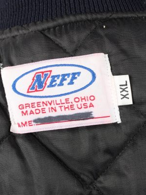 Vintage Neff Satin Baseball Jacket XXL Navy -C1960-143598