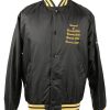Vintage Hollloway Baseball Snap Jacket M Black -C1965-0