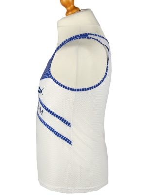 Vintage Puma Running Sports Jersey Shirt USC Bochum S White CW0820-143191