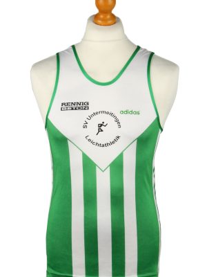 Vintage Adidas Running Sports Jersey Shirt SV Untermenzing e.V. 34/36 Green CW0827-0