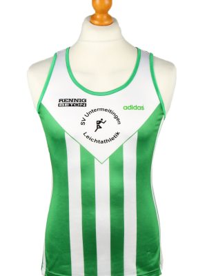 Vintage Adidas Running Sports Jersey Shirt SV Untermenzing e.V. 14 Green CW0829-0