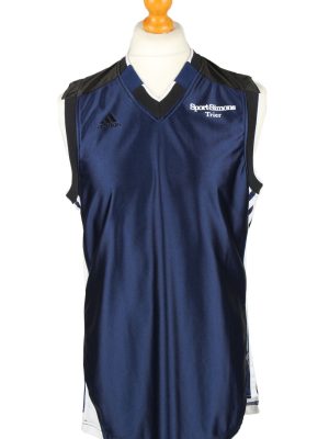 Vintage Adidas Basketball Jersey Shirt Kandi Basketball Camp 2001 8T Navy CW0831-0