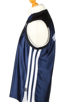 Vintage Adidas Basketball Jersey Shirt Kandi Basketball Camp 2001 8T Navy CW0831-143235