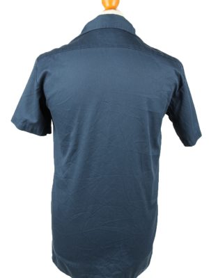 Vintage Dickies Work Shirt Workwear Button Up Short Sleeve S Dark Blue SH4015-143357
