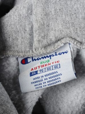 Vintage Champion Zip Up Hoodie Unisex XL Grey -SW2622-143658
