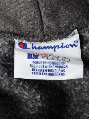 Vintage Champion Hoodie Unisex L Grey -SW2628-143682