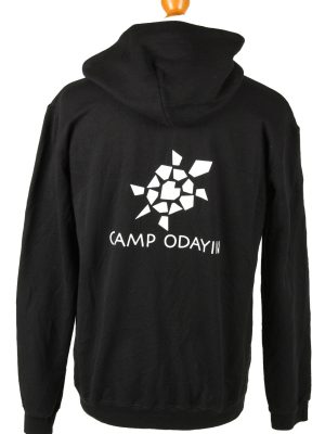 Vintage Champion Zip Up Hoodie Sweatshirt YXL Black -SW2635-143709