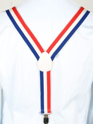 Vintage Adjustable Elastic Braces Suspenders 90s Multi BS005-143839