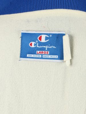 Vintage Champion Mens Satin Baseball Bomber Jacket L Blue -C1983-144686