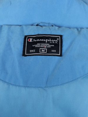 Vintage Mens Champion Puffer Coat Jacket M Blue -C2025-144854