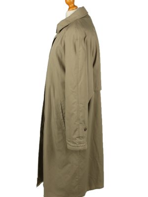 Vintage Womens Damart Full Length Trench Coat 90s 14 Brown -C2053-145038