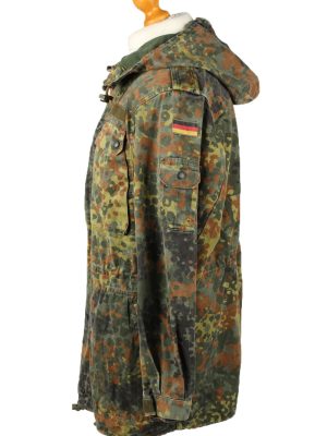 Vintage Mens German Army Jacket Coat 80s 7 Olive -C2091-145396