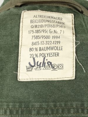 Vintage Mens German Army Jacket Coat 80s 7 Olive -C2091-145398