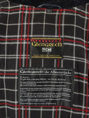 Vintage Gleengreen TCM Mens Waterproof Coat Jacket 80s L Navy -C2104-145450