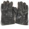 Vintage Womens Gloves 80s Black G159-0