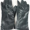Vintage Womens Gloves 80s Navy G163-0