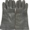 Vintage Unisex Gloves Size 80s 8.25 Grey G165-0