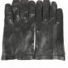 Vintage Womens Gloves 90s Size 8.75 Black G195-0