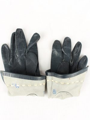 Vintage Womens Gloves 90s Size 6.25 Navy G200-146819