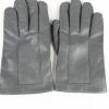 Vintage Mens Lined Gloves Size 80s 10.5 Grey G212-0