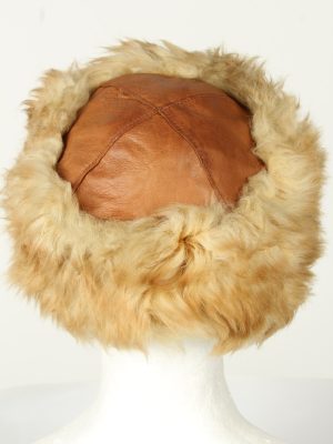 Vintage Unisex Russian Style Winter Hat 80s Brown HAT1507-145313